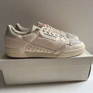 adidas gazelle silver green womens adidas Originals Continental 80 Glow Pink White Trainers – Awesome Shoes main image 0